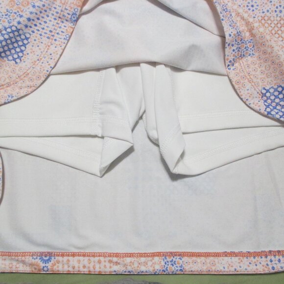 Peter Millar golf skort, pull on, stretchy, pastel colors, pockets, size M - Picture 4 of 10